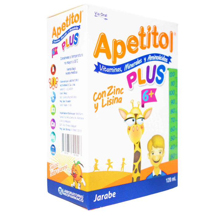 Apetitol Plus Multivitaminico Jarabe X 120Ml