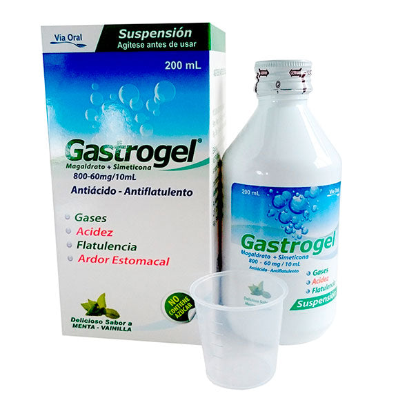 Gastrogel Susp X 200Ml Magaldrato Simeticona