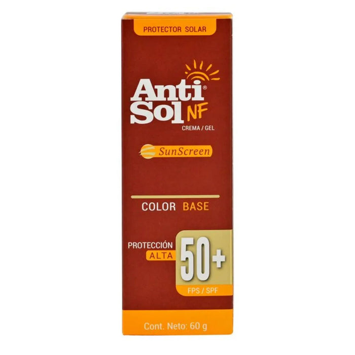 Protector Solar Crema Anti-Sol Con Color Fps50+ X 60G