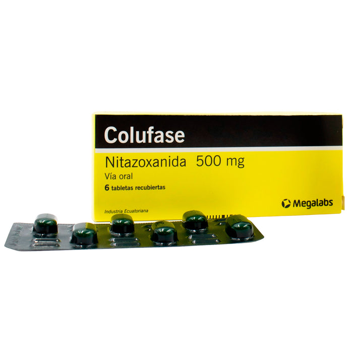 Colufase Nitazoxanida 500Mg X Tableta