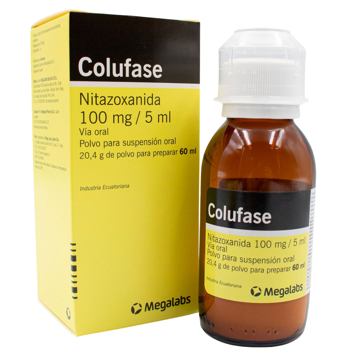 Colufase 100Mg 5Ml Nitazoxanida X 60Ml— Farmacorp