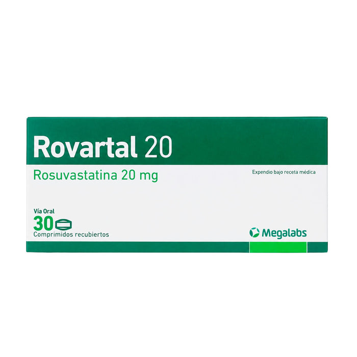 Rovartal Rosuvastatina 20Mg X Comprimido
