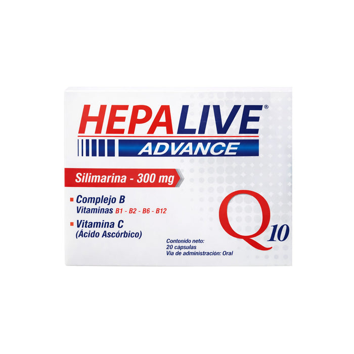 Hepalive Advance Silimarina 300Mg Hepatoprotector X Cápsula