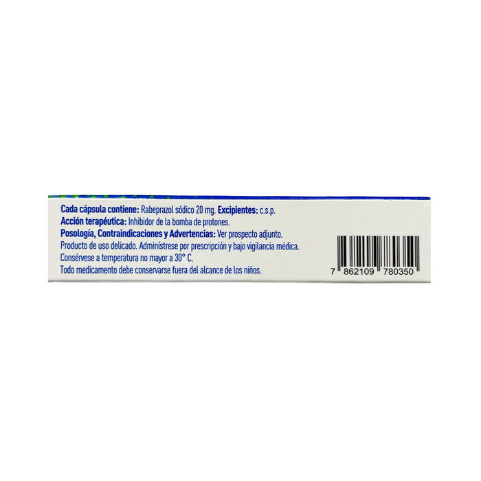 Rabezol Rabeprazol 20Mg X Cápsula