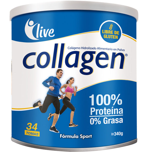 Live Collagen Proteina Colágeno Sport Farmacorp X 340Gr