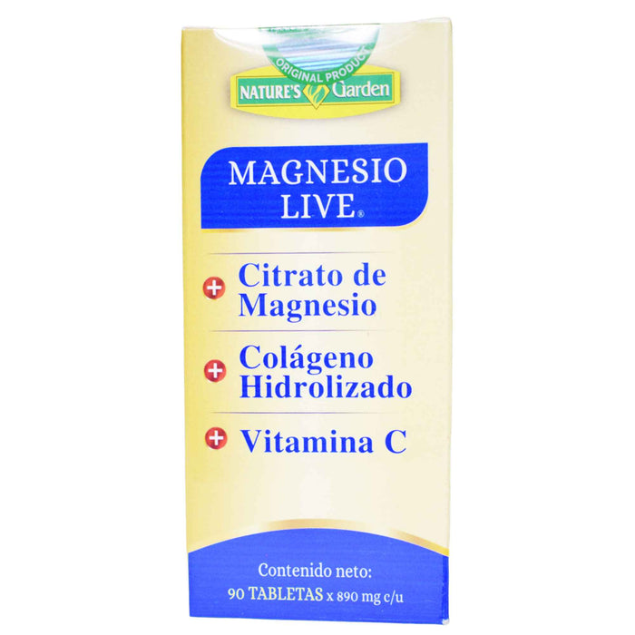 Magnesio Live Frasco X 90 Tabletas