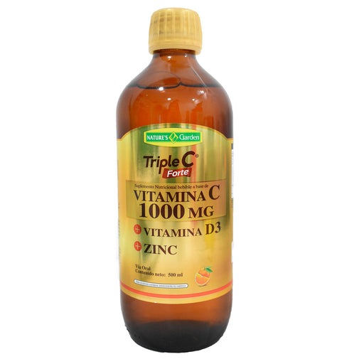 Suplemento Nutricional Triple C Forte Vitamina C-D3 Y Zinc X 5...