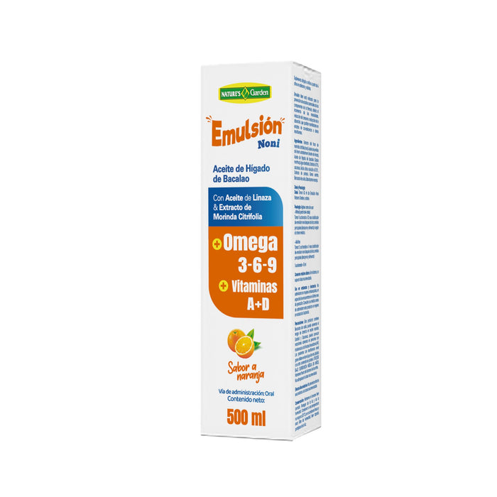 Emulsion Noni Multivitamínico Sabor Naranja X 500Ml