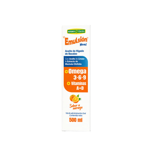 Emulsion Noni Multivitamínico Sabor Naranja X 500Ml