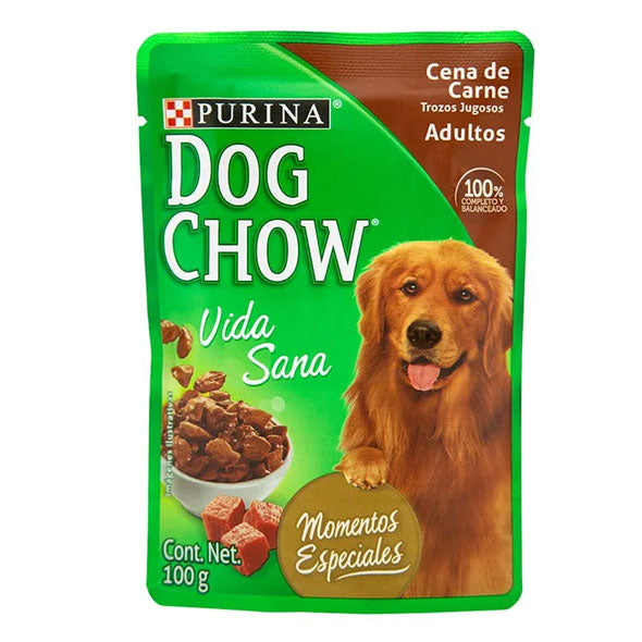 Purina Dog Chow Adultos Con Carne X 100G