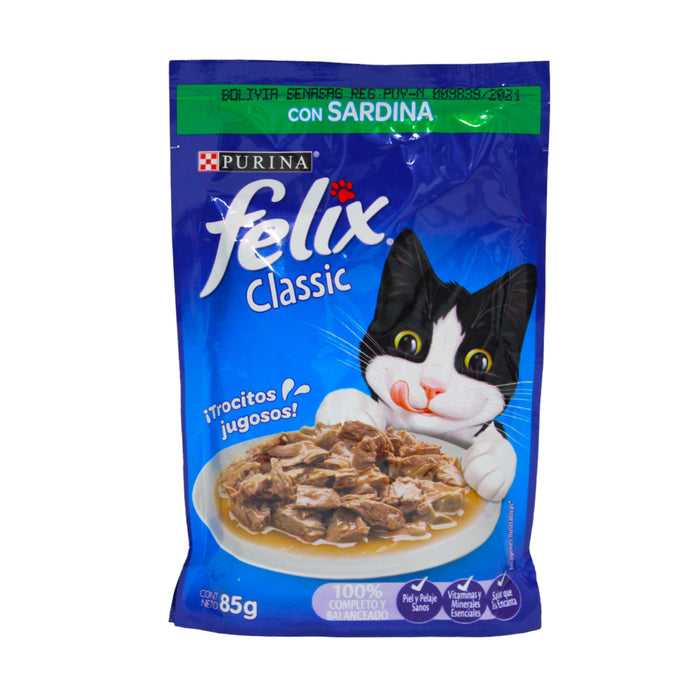 Purina Felix Classic Con Sardina X 85G