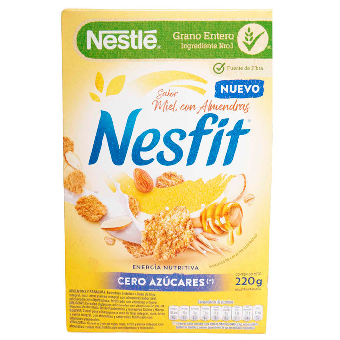 Nestle Nesfit Cereal Miel Con Almendra Cero Azucar X 220G