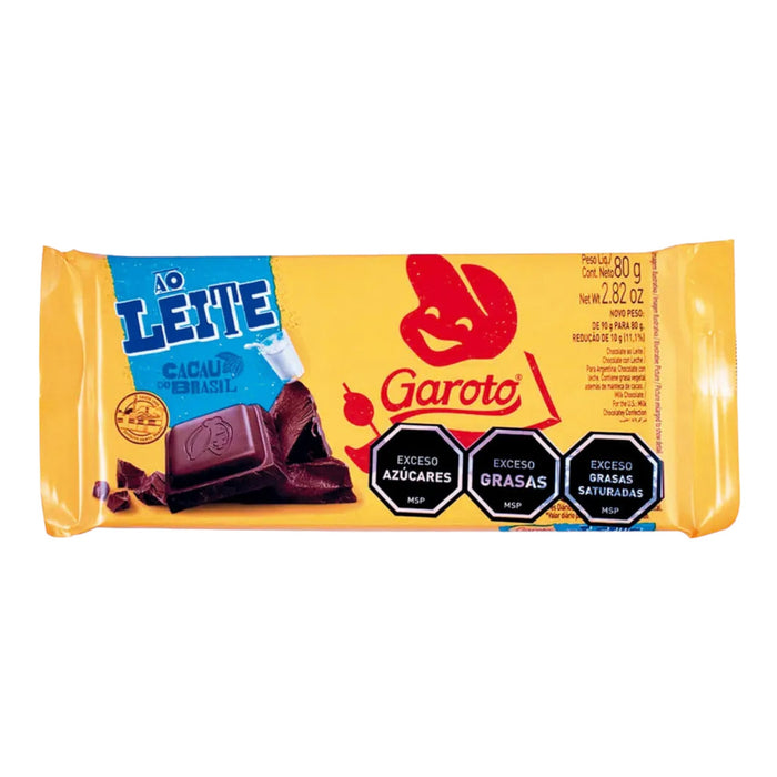 Garoto Chocolate C Leche X 80G Castanas De Caju