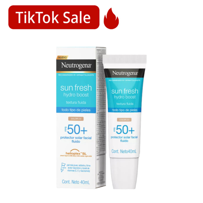 Protector Solar Facial Neutrogena Sun Fresh Fps 50 Color 2.0 X 40Ml