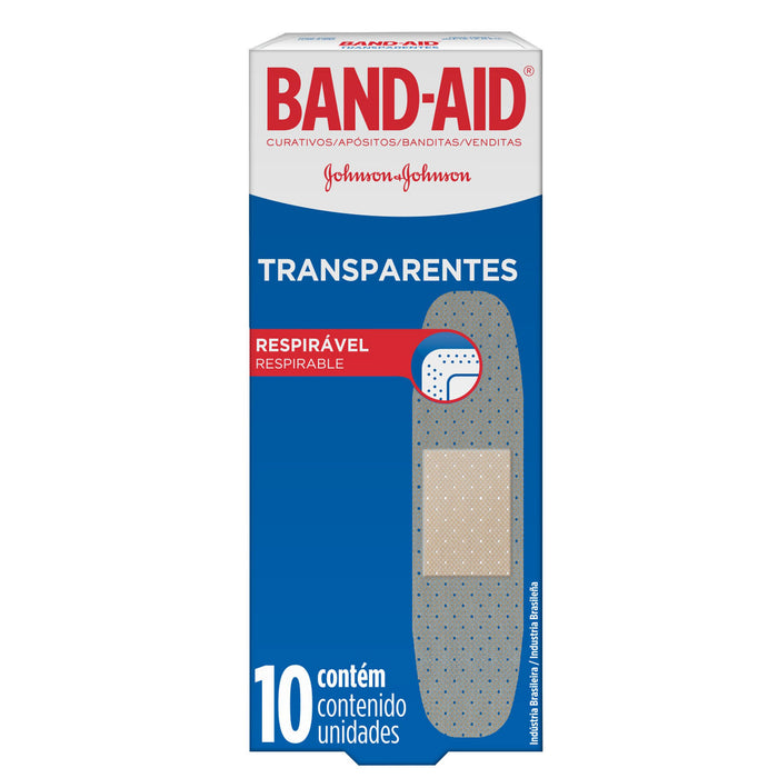 Band-Aid Apósitos Adhesivos Sanitarios Transparentes X Caja