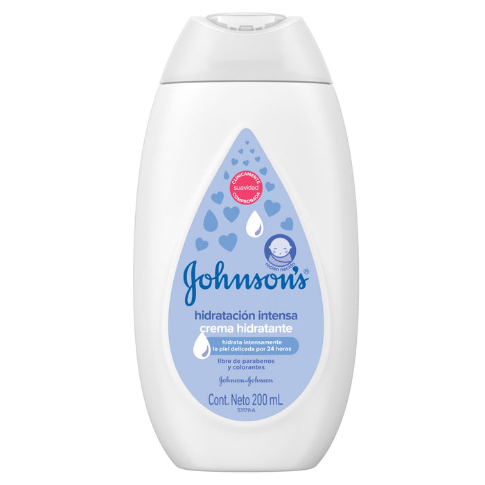 Johnson Crema Hidratante Para Bebé Recién Nacido X 200Ml