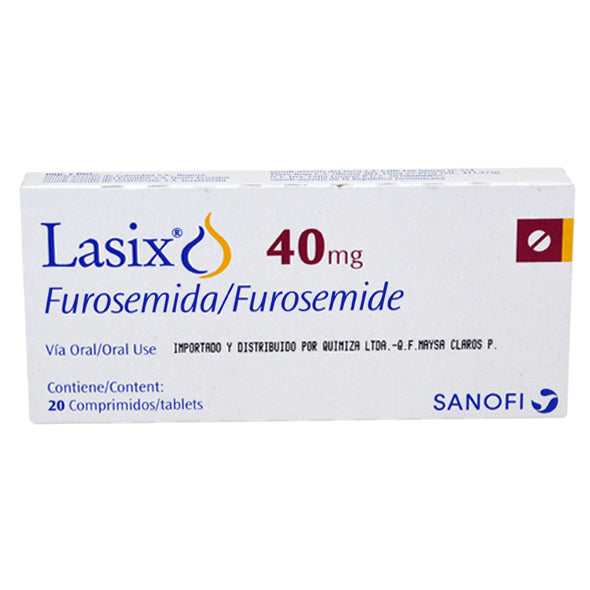 Lasix 40Mg Furosemida X Tableta