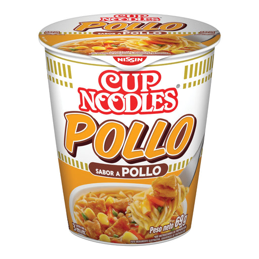 Sopa Nissin Cup Noodle Vaso Sabor Pollo X 69G