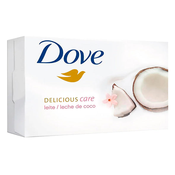 Dove Delicious Care Jabon Leche De Coco X 90G