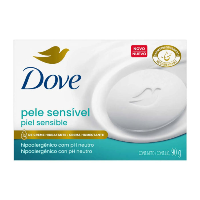 Dove Jabon X 90Gr Piel Sensible Hipoalergenico