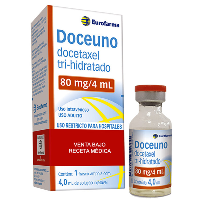 Doceuno 80Mg Iv Docetaxel 1 Frasco Ampolla X 4Ml