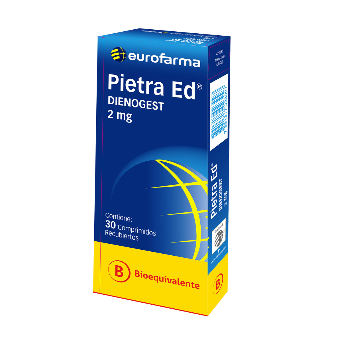 Pietra Ed 2Mg Dienogest X 30 Comprimidos— Farmacorp