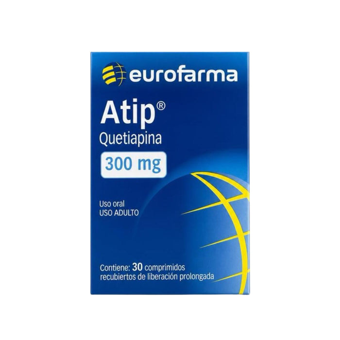 Atip 300Mg Quetiapina X Comprimido