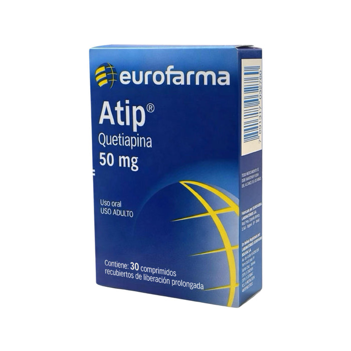 Atip Quetiapina 50Mg Liberación Prolongada X Comprimido