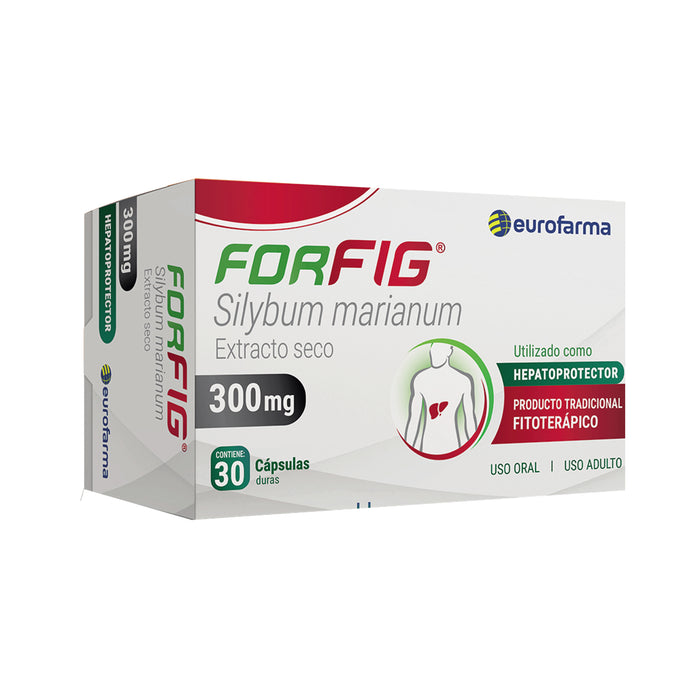 Forfig 300Mg Silybum Marianum / Silimarina X Capsulas