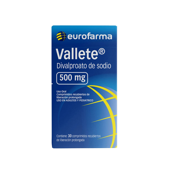 Vallete 500Mg Divalproato Sodio X Comprimido
