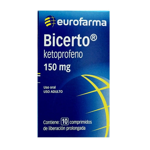 Bicerto Ketoprofeno 150Mg X Comprimido De Liberación Prolongada