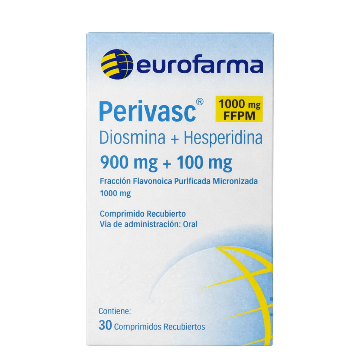 Perivasc 1000Mg Diosmina + Hesperidina X Comprimido— Farmacorp