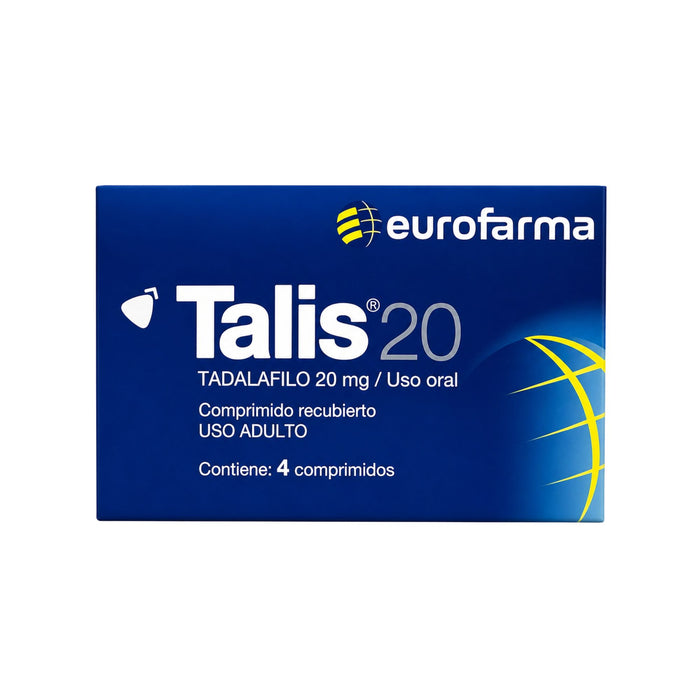 Talis Tadalafilo 20Mg X Comprimido Recubierto