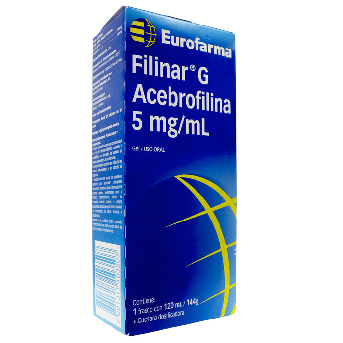 Filinar G 5Mg Ml Gel X 120Ml Acebrofilina