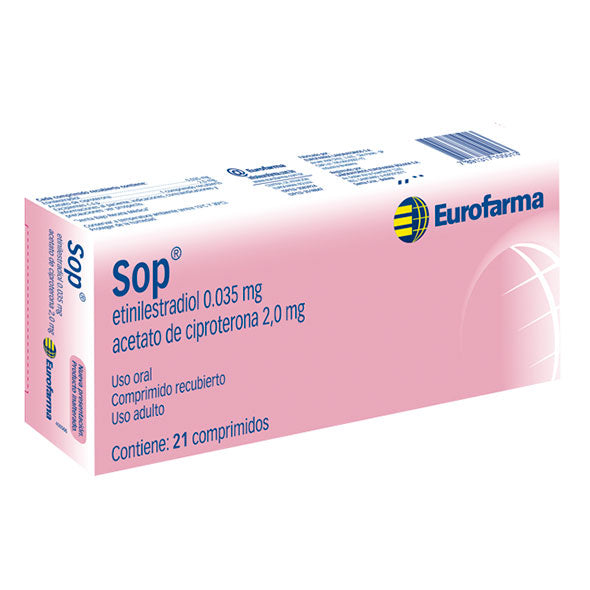 Sop Etinilestradiol 0.035Mg Y Ciproterona 2Mg X Caja