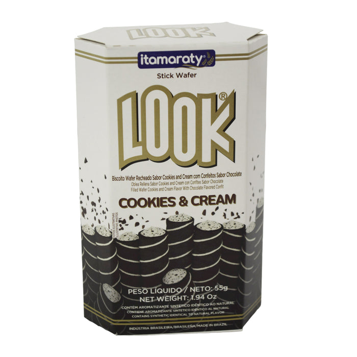 Look Oblea Rellena Cookies Cream X 50G