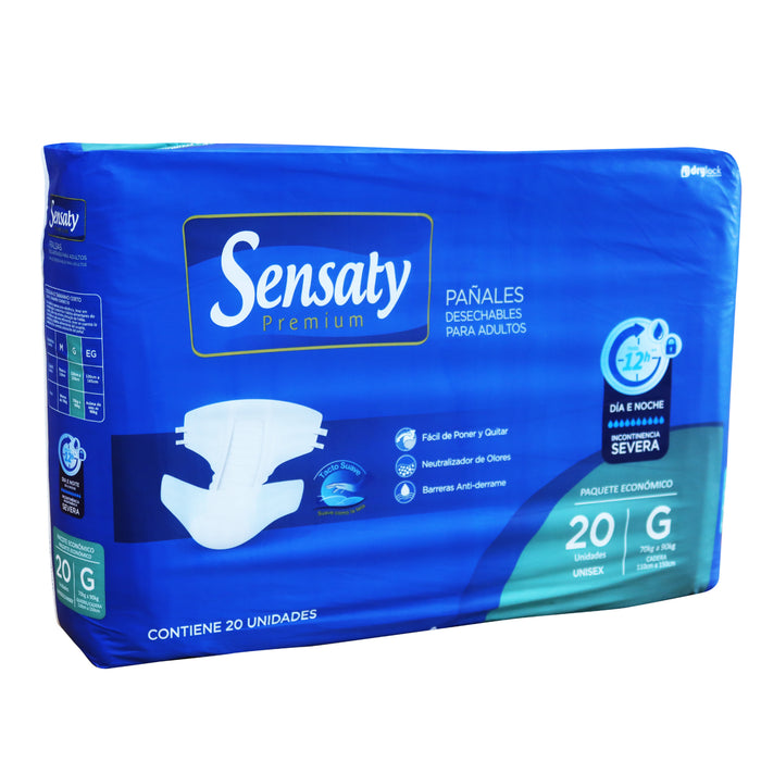 Pañal Sensaty Premium G x20