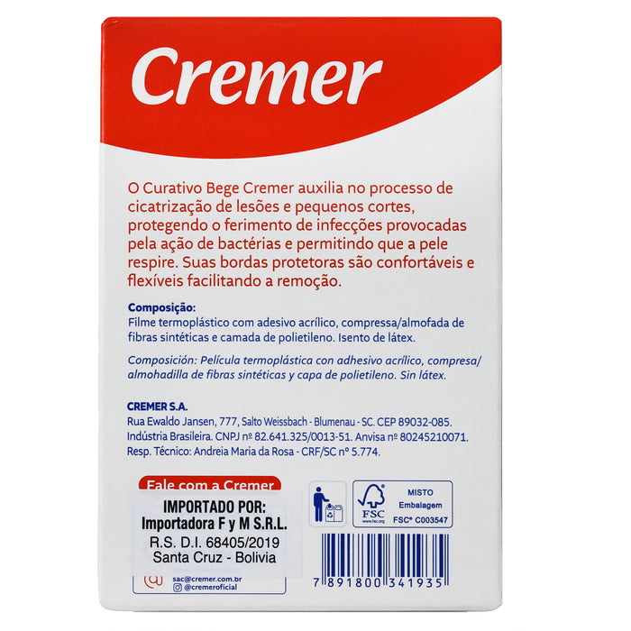 Cremer Venditas Curitas Beige X 40 Unidades