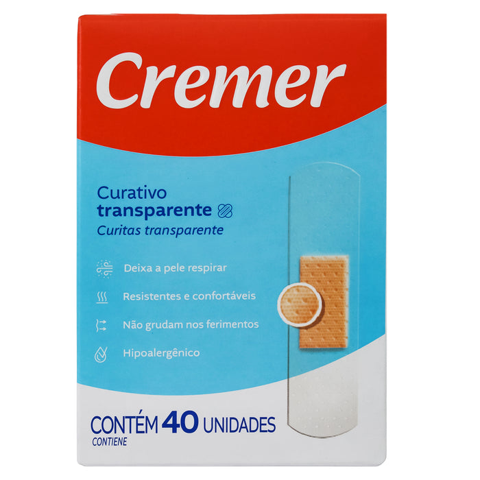 Cremer Venditas Curitas Transparente X 40 Unidades