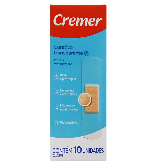 Cremer Venditas Curitas Transparente X 10 Unidades