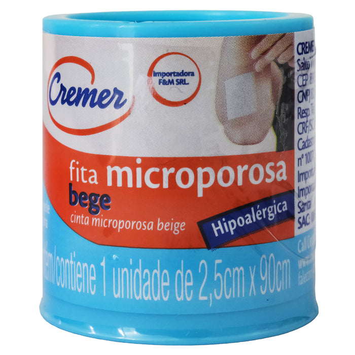 Cremer Microporosa Beige Micropore 2.5Cm X 90Cm