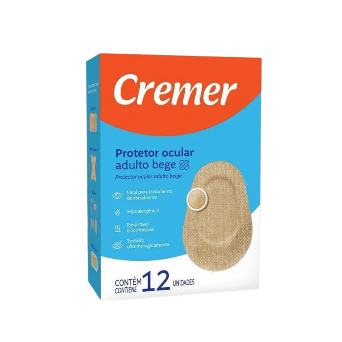Cremer Protector Ocular Adulto X 12 Unidades Beige