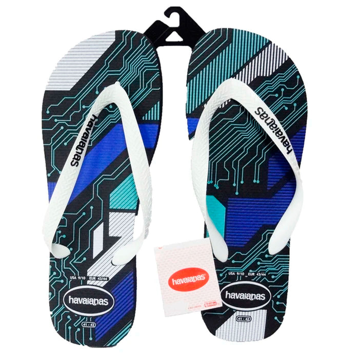 Havaianas Trend Color Negro Blanco Tall 39-40