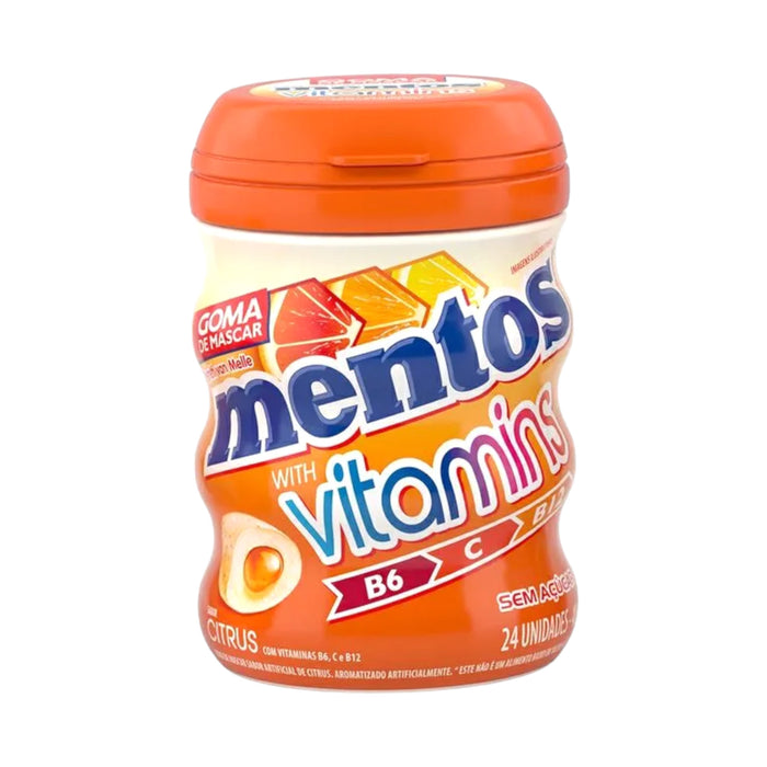 Chicle Mentos Vitamins B6-C-B13 X 48G