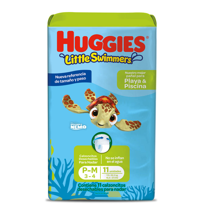 Huggies Little Swimmers Para Playa Y Piscina Talla M X 11 Unidadades