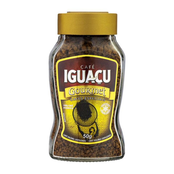 Café Soluble Iguazú Gourmet Tapa Dorada X 50G