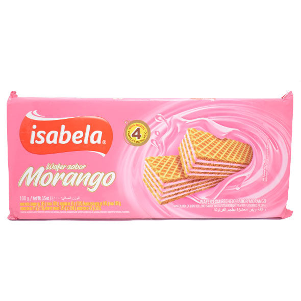 Isabela Wafer Galleta Fresa Y Frutilla X 100G