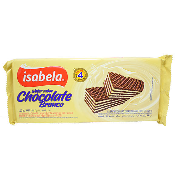 Isabela Wafer Galleta Chocolate Blanco X 100G