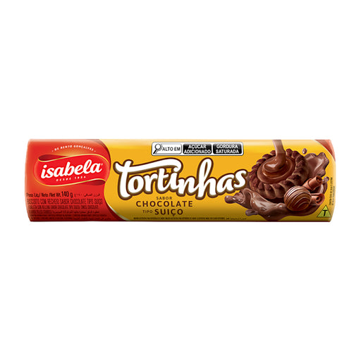 Paquete de tortinhas Isabela sabor Chocolate.