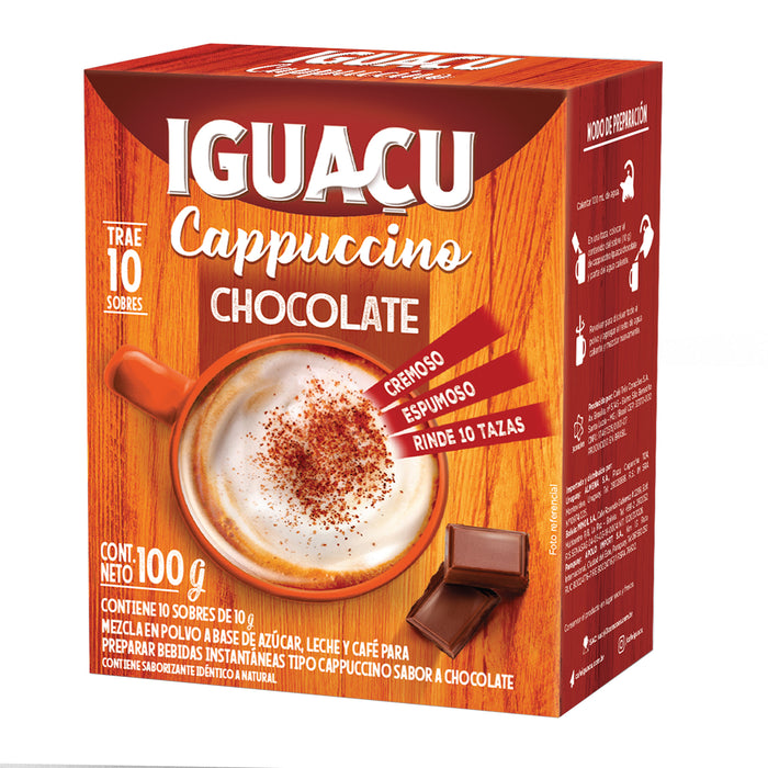 Iguazu Cappuccino Chocolate Paquete X 100G